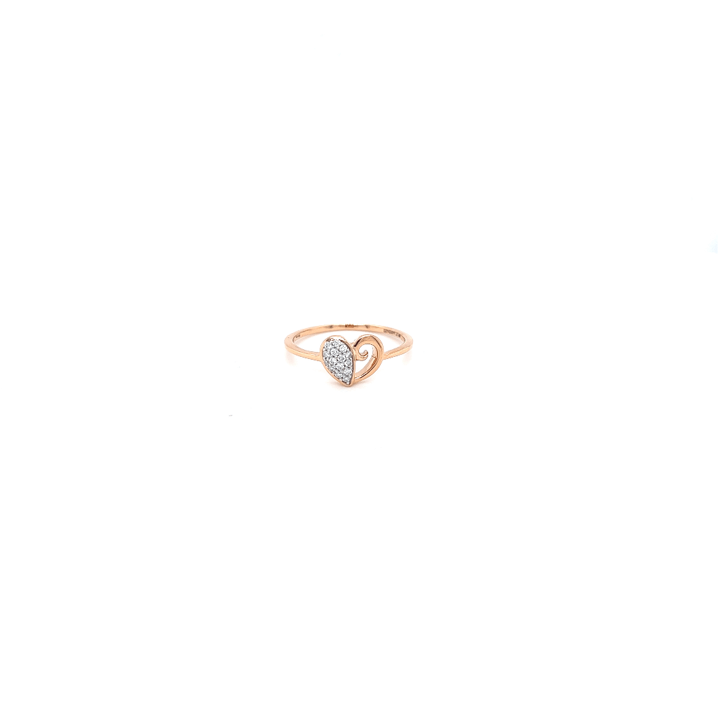 Symbol of love (heart shaped) diamond ring | Pachchigar Jewellers