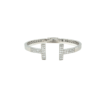 18KT White Gold Tiffany Design Diamond Bracelet