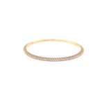 18KT Real Diamond Eternity Single Bangle|Pachchigar Jeweller
