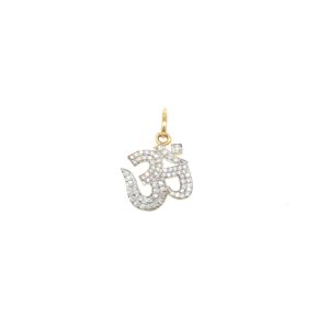 Om Diamond Pendant Symbol of Spiritual|Pachchigar Jewellers