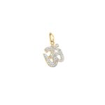 Om Diamond Pendant Symbol of Spiritual|Pachchigar Jewellers