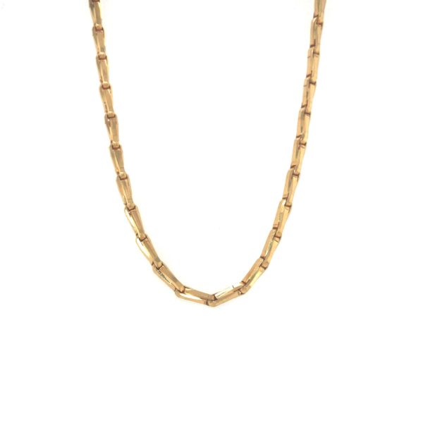 22K Gold Unisex Chain with Handmade Design|Pachchigar Jeweller