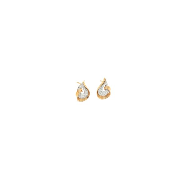 18K Diamond Rose Gold Unique Pendant Set|Pachchigar Jeweller