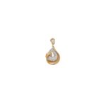 18K Diamond Rose Gold Unique Pendant Set|Pachchigar Jeweller