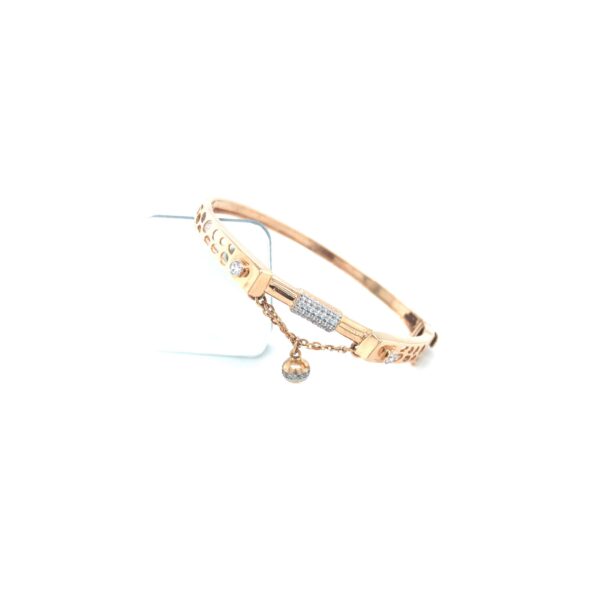Designer 18KT Rose Gold Indo-Italian Bracelet