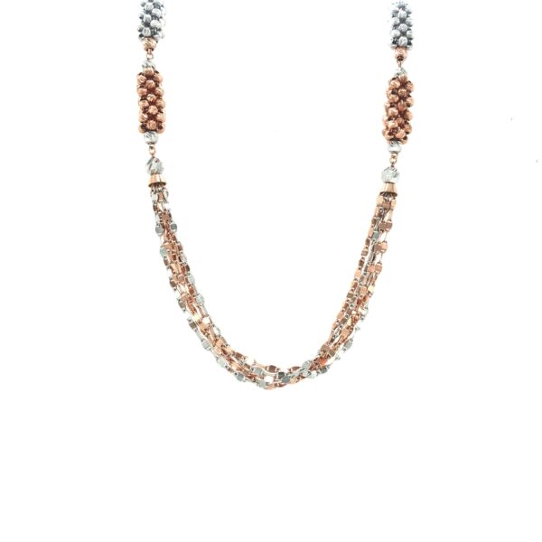 18KT Rose Gold Indo Italian Bunch Chain|Pachchigar Jewellers