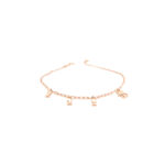 18KT Gold Italian Bracelet with Charms|Pachchigar Jewellers