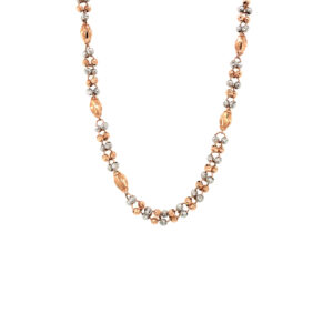 18KT Italian Rose Gold two tone Chain |Pachchigar Jewellers