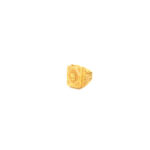 22K Gold Men's Ring as a Motif of Lotus Pachchigar Jewellers