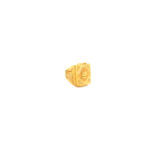 22K Gold Men's Ring as a Motif of Lotus Pachchigar Jewellers