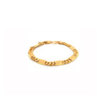 22KT Plain Gold Hollow Bracelet For Men|Pachchigar Jewellers