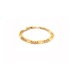 22KT Plain Gold Hollow Bracelet For Men|Pachchigar Jewellers