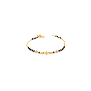 Elegant Gold Hand Mangalsutra Bracelet|Pachchigar Jeweller