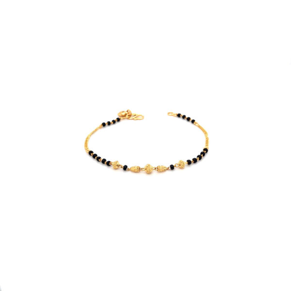 Elegant Gold Hand Mangalsutra Bracelet|Pachchigar Jeweller