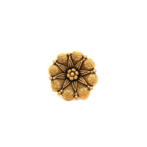 22K Antique Gold Classical Ring For WomenPachchigar Jeweller
