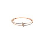 Elegant 18KT Rose Gold  Cuff Bracelet | Pachchigar Jewellers