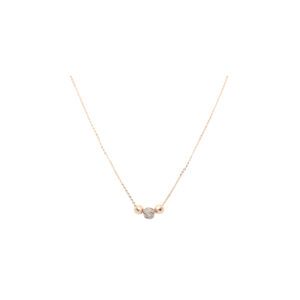 Modern Minimal Gold Chain With Rodium Ball|Pachchigar Jeweller