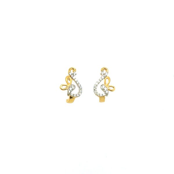 22KT Yellow Gold Daily Wear Earrings |Pachchigar Jewellers