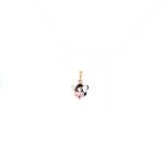 Playful Cow Face 18KT Gold Kids Pendant |Pachchigar jewelers