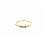 22KT Gold Men’s Designer Kada with CZ Premium Design