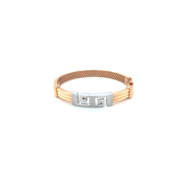Contemporary Greek Key Stylish 18KT Men's Bracelet