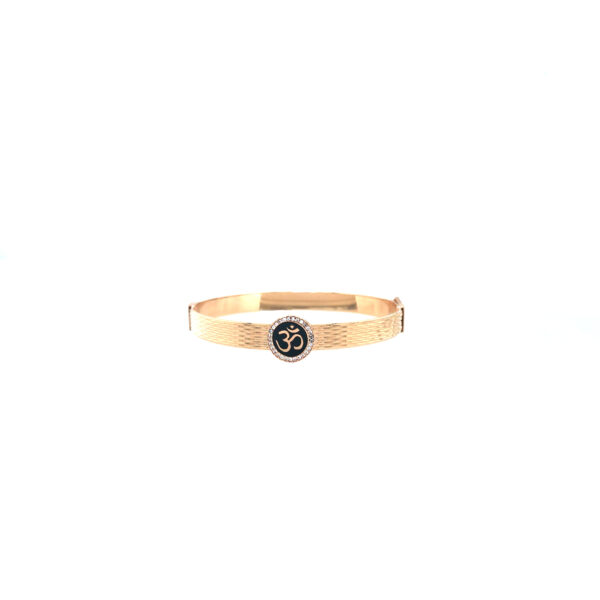 18KT Gold OM Spiritual Bracelet for Men|Pachchigar Jewellers